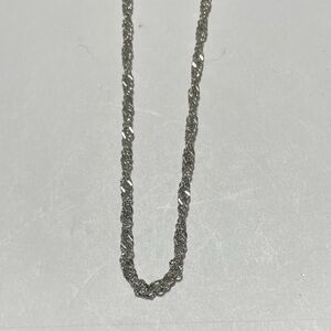 Citation 36” Silver Twisted Chain Necklace